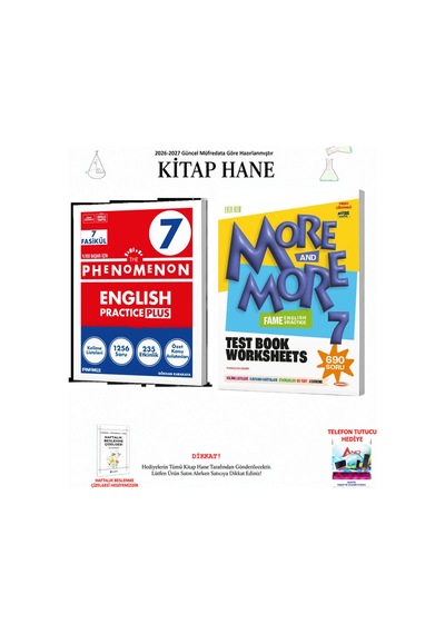 Fenomen 7. Sınıf English Practice Plus + Fenomen Test Book