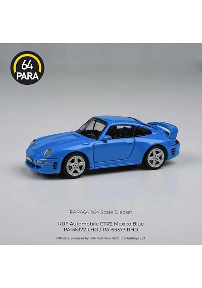 Para64 Porsche Ruf 1995 Ctr2 Mexico Blue Pa-55377 Çok Renkli