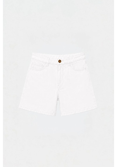 Suud Collection Ekru Everly Denim Şort
