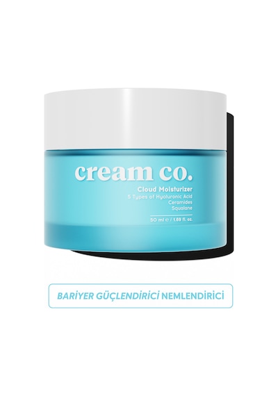 Su Bazlı Bariyer Onarıcı Cloud Moisturizer Yatıştırıcı Nemlendirici Yüz Kremi 50 Ml Tüm Cilt Tipleri