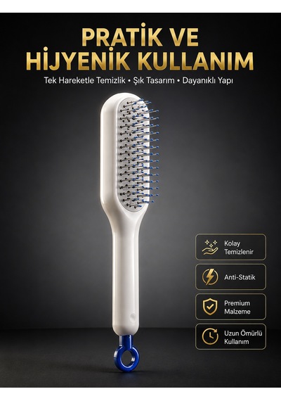 Yeni Nesil Saç Fırçası Saç Derisini Ölü Derilerinden Kolay Temizlenen - Lisinya