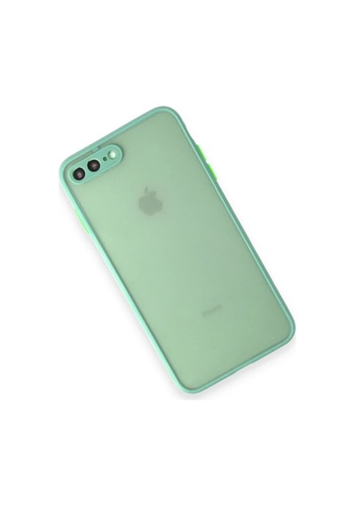 Apple Uyumlu iPhone 7 Plus Kılıf Montreal Silikon Kapak - Turkuaz 0.2M-Çok Renkli