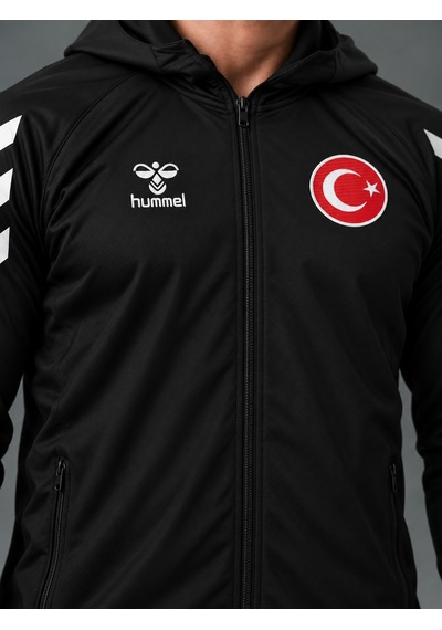 Hummel Armin Milli Takım Yağmurluk Siyah