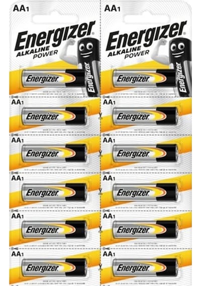 Energizer Alkalin Power Aa Alkalin Kalem Pil 12Li Kartela