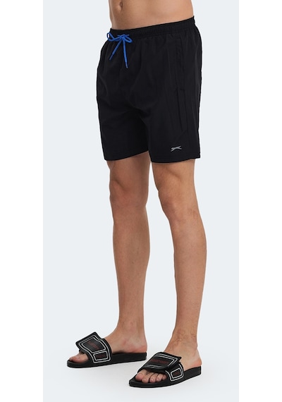 Slazenger RENO Erkek Cepli Deniz Şortu Siyah Mayo