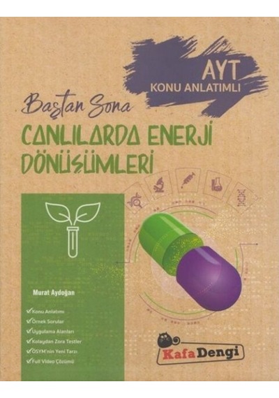 AYT Canlılarda Enerji Dönüşümleri Baştan Sona Konu Anlatımlı -  Kafa Dengi