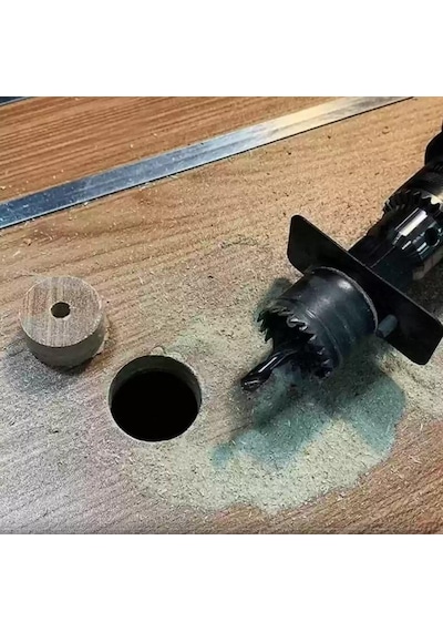 Zhltools 6 Parça Demir Ahşap Alçıpan Delme Buat Açma Seti