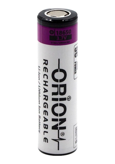Orion 2600 mAh 3.7 V 18650 Li-Ion Şarj Edilebilir Pil