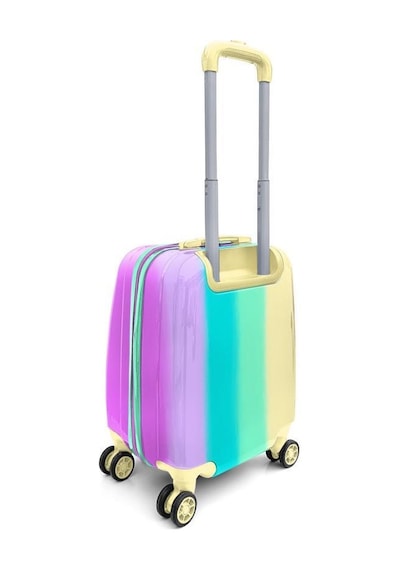Coral High Renkli Çizgili Mini Kabin Boy Valiz 40cm 16786 Çok Renkli