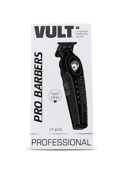 Vult Vt-4400 Profesyonel Sakal Kesim Makinesi 8000 Rpm Güçlü Motor 440c Paslanmaz Çelik & Seramik Bıçak Genel