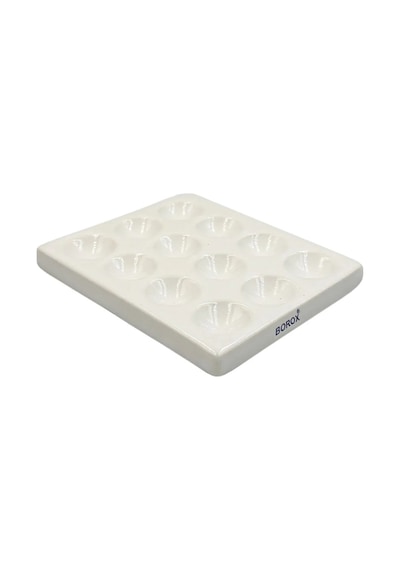 Borox Porselen Plaka 12 Kuyucuklu Spot Plates 112 MM