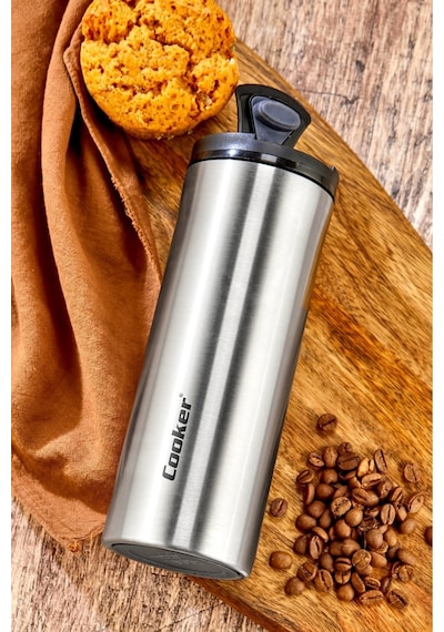 Cooker Colorstay Flip 400 Ml Paslanmaz Çelik Bardak Termos Ckr2066 Diğer