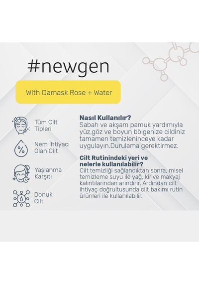 Newgen Misel Yüz Temizleme Suyu 400 ML