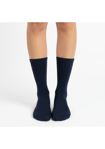 Gost Liria- 5 Li Renkli Ribanalı Unisex Soket Çorap Çok Renkli