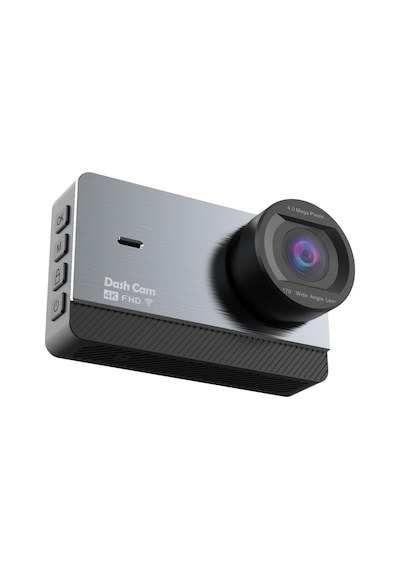 4k Fhd Araç Kamerası, 170 Ön Ve 120 İç Kamera, Gece Görüşlü Dash Cam, 4 Kızılötesi Led, F2.0 Diyafram, G-sensör