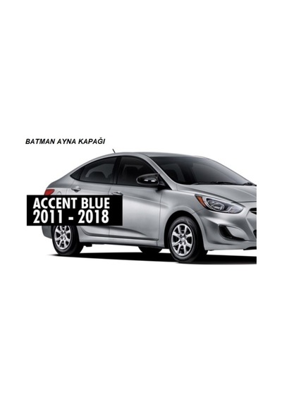 Hyundai Accent Blue Batman Yarasa Ayna Kapağı Sinyalsiz Piano Black