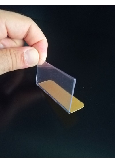 10 Adet Yapışkanlı Pvc Etiketlik 6 x 3 CM Yapışkanlı Raf Önü Fiyatlık
