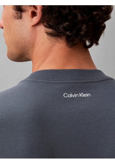 Calvin Klein Ss 20s Calvınkleın T, Ceg Gri Erkek T-shirt