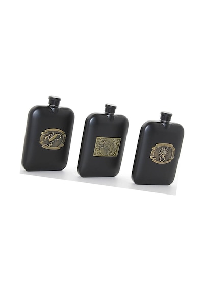 Paslanmaz Çelik Kabartmalı Tekli 6 Oz Matara Alk2666 Evimdeyokyok Çok Renkli