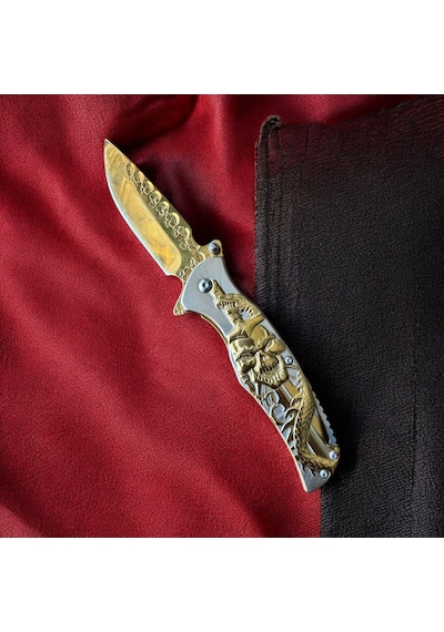 Hc 005 Gold Kamp Çakı Sarı