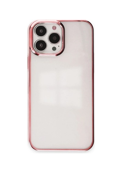 Apple İphone 14 Pro Max Kılıf Element Silikon - Pembe 0.2M-Çok Renkli