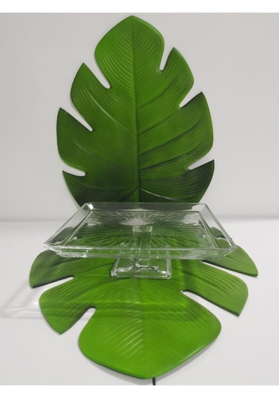 Morzahome Ayaklı Servis Tabak Madlen Çap:24cm Yuk:8 Cm