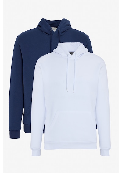 AC&Co / Altınyıldız Classics Erkek Beyaz-Lacivert 2'li Paket Standart Fit Normal Kesim Kapüşonlu Kanguru Cepli Sweatshirt Beyaz-Lacivert Beyaz - Lacivert AC&Co / Altınyıldız Classics Erkek Beyaz-Lacivert 2'li Paket Standart Fit Normal Kesim Kapüşonlu Kanguru Cepli Sweatshirt Beyaz-Lacivert Beyaz - Lacivert