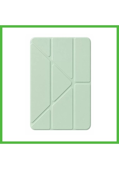 Vaveni İpad 2025 10.9 10.nesil A16 Mera Kalemlikli Tablet Kılıfı - Açık Yeşil Arz