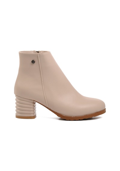 Pierre Cardin Pc-52524 Krem İçi Polarlı Kadın Topuklu Bot 001