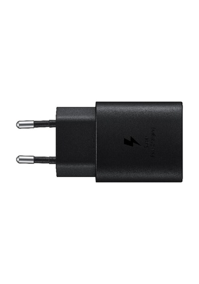 Samsung Uyumlu Ep-ta800 Type-c 25w Hızlı Şarj Cihazı Kablosuz Adaptör Başlığı Siyah A