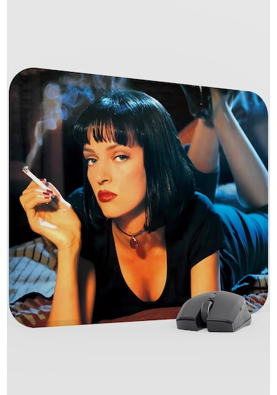 Pulp Fiction Ucuz Roman Tarantino V1 48x40 Xl Gaming Kauçuk Kaymaz Taban Mouse Pad Fare Altlığı