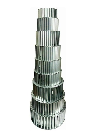 Çap 280 Boy 122 Delik 28 Mm Sol Yön Radyal Fan Pervanesi