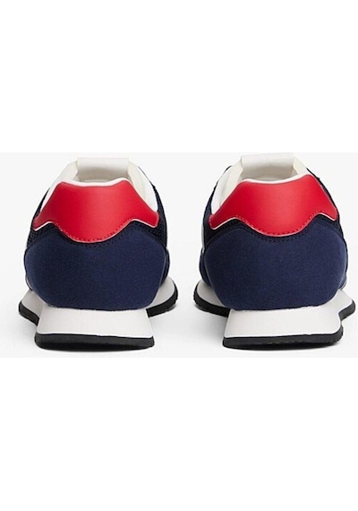 Tommy Hilfiger Erkek Süet Ve File Detaylı Runner Sneaker - Lacivert-9603 Dark Night Navy Tommy Hilfiger Erkek Süet Ve File Detaylı Runner Sneaker - Lacivert-9603 Dark Night Navy