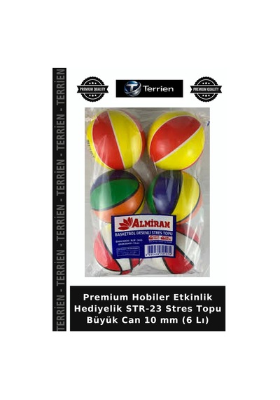 Premium Hobiler Etkinlik Hediyelik Str-23 Topu Büyük Can 10 Mm 6 Lı