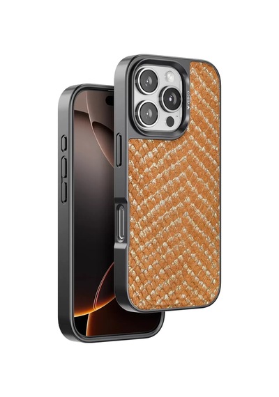 Sh Venco Apple İphone 16 Pro Max Viper Kapak - Kahverengi Najmaddin