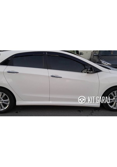 Kit Garaj Opel Astra J Çift Kanallı Yan Marşpiyel Plastik