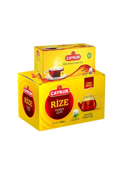 Altın 25'li Bardak Ve Rize 40'lı Demlik Poşet Çay Paketi