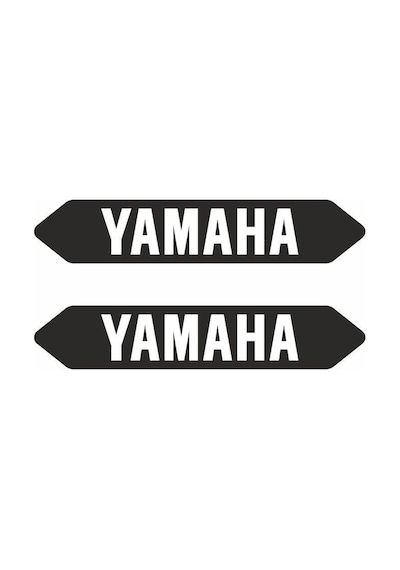 Yamaha Uyumlu Özel Logo Damla Stıcker Çok Renkli