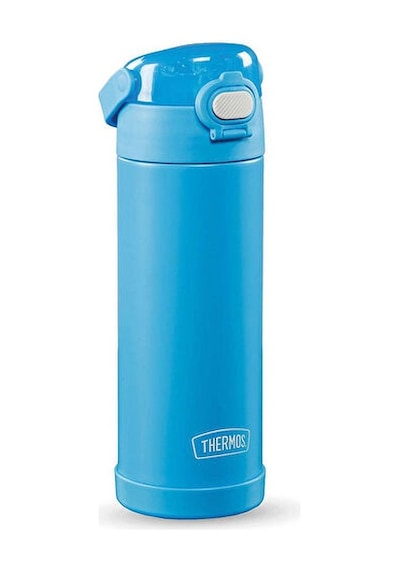 Thermos F422 Funtaıner Cocuk Pıpetlı Termos 0,47l Pipetli Termos F422-024331 Mavi