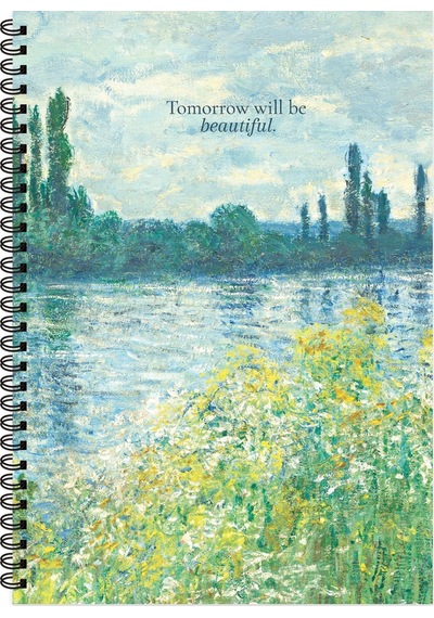 Keskin 20 X 28 Kareli Sert Kapak Sanat Defter - Tomorrow Will Be Beatiful Çok Renkli