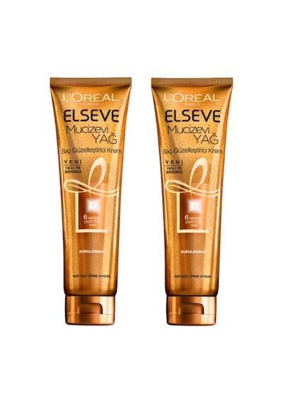 L'Oreal Paris Elseve Mucizevi Yağ Her Saç Tipine Uygun Saç Bakım Kremi 2 x 150 ML