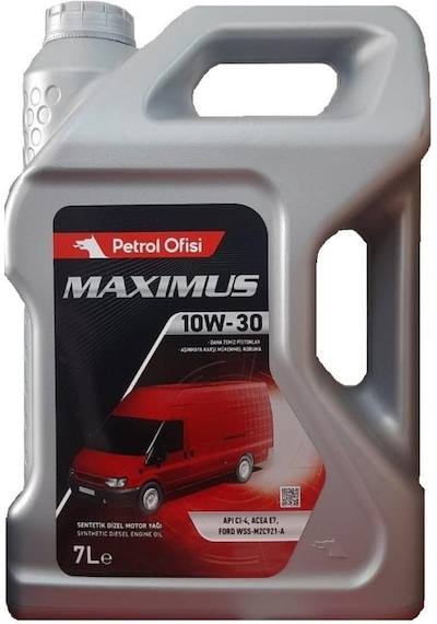 Petrol Ofisi Maximus 10W-30 Sentetik Dizel Motor Yağı 7 L