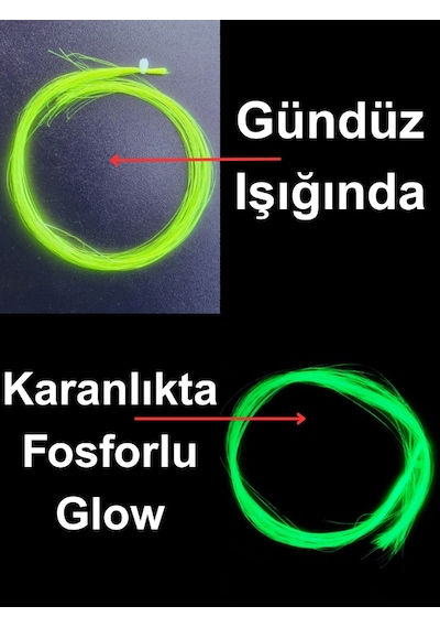 Ea genset Çapari Simi Karanlıkta Parlayan Fosforlu Sarı Glow Uv