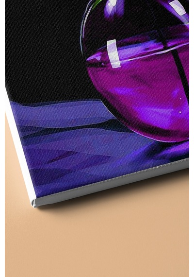 Webstyle Sayılarla Boyama Seti Kasnaklı Mor Ve Çiçek 60 X 75 Cm