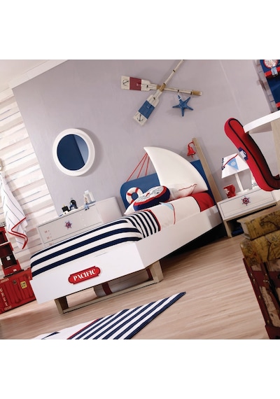 Meltem Kids Pacific Çocuk Odası Tek Kişilik Karyola 120x200 CM
