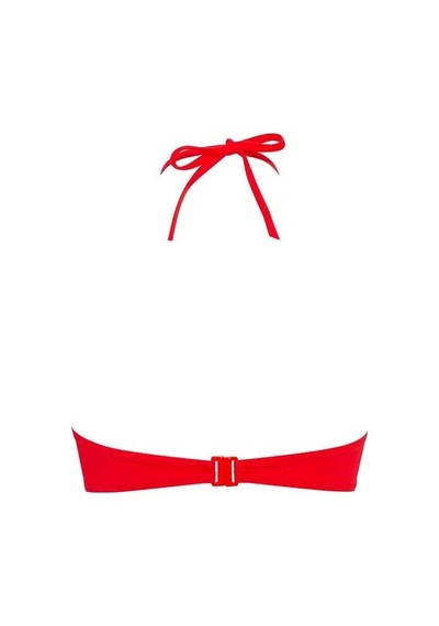 U.S. Polo Assn. Kadın Kırmızı Halter Bikini Üst 21507