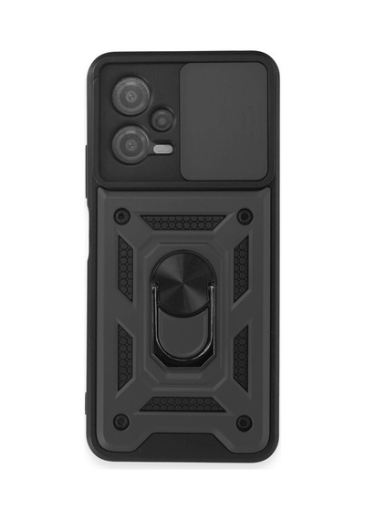 Xiaomi Redmi Note 12 5g Kılıf Pars Lens Yüzüklü Silikon - Siyah 0.2M-Çok Renkli
