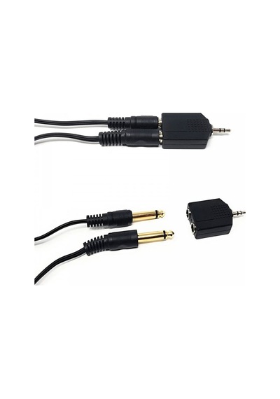 6.3 Mm 3.5 Mm Jack Çevirici 6.3 Mm Stereo Çevirici