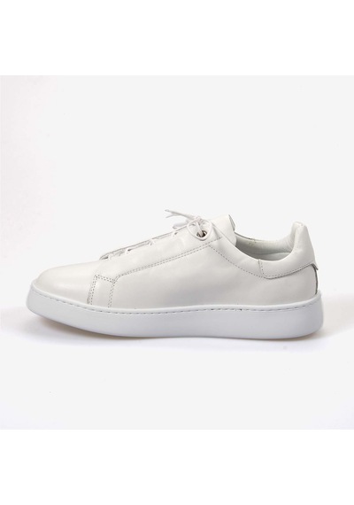 Kemal Tanca Erkek Eva Taban Hakiki Deri Casual Spor & Sneaker Ayakkabı 4444 Beyaz