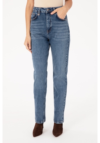 U.s. Polo Assn. Kadın Mavi Pantolon Jean 50310126-dn0022 Mıd Blue